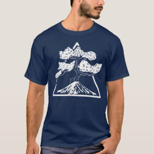 T-shirt Arbre japonais en fleurs de cerisier Sakura Bonsai