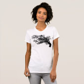 T-SHIRT ARBRE NOIR (Devant entier)