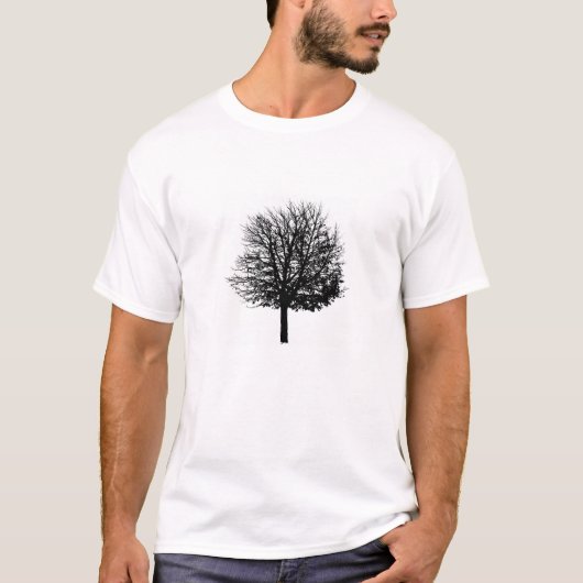 T-shirt Arbre nu - forêt solitaire - arbres d'amant de (Devant)