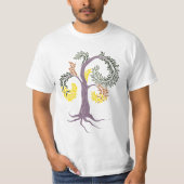 T-shirt arbre par abbaye adopy (Devant)