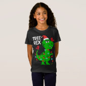 T-Shirt Arbre Rex. Dinosaur Dinosaure Cadeau mignon Dino N (Devant entier)