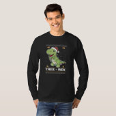 T-shirt Arbre Rex Dinosaure Pun T-Rex (Devant entier)