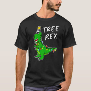 T-shirt Arbre Rex Noël T Rex Dinosaur Tyrannosaurus Xm