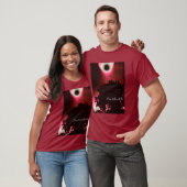 T-shirt Arbre rose de lune (Unisexe)