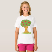 T-shirt Arbre rouge (Devant entier)