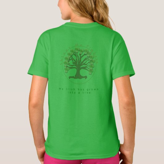 T-shirt Arbre Shamrock mignon (Dos)