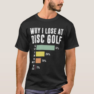 T-shirt Arbre Stupide Disc Golf Fun Joueur Frisbee Pourquo