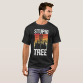 T-shirt Arbre Stupide Disque Golf Sport Frisbee Ventilateu (Devant entier)