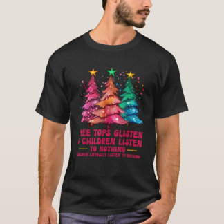 T-shirt Arbre Tops Gécoute Et Les Enfants N'Écoutent Rien 