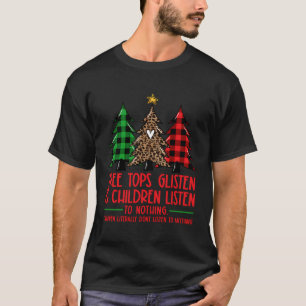 T-shirt Arbre Tops Gécoute Et Les Enfants N'Écoutent Rien