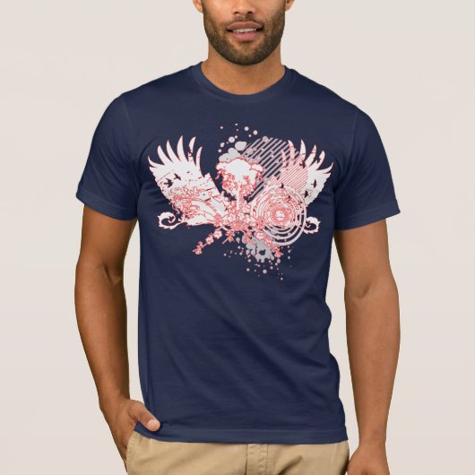 T-shirt arbre tracé. (Devant)