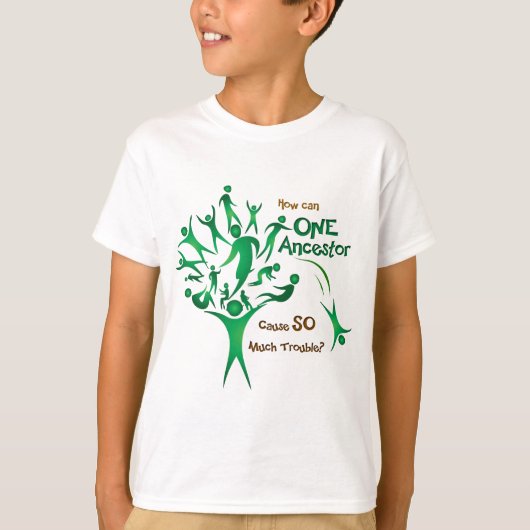 T-shirt Arbre une ancêtre (Devant)