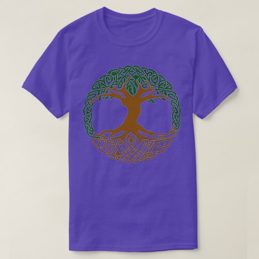 T-shirt Arbre viking de Yggdrasil (Design devant)