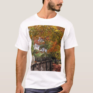 T-shirt Arbres d'automne et picket de clôture