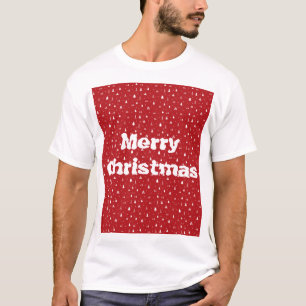 T-Shirt Arbres de Noël et Flocons de Neige