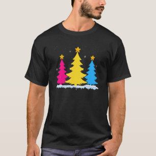 T-shirt Arbres de Noël Pansexuels Pan Pride Pansexual Pans