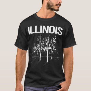 T-shirt Arbres de rue Illinois