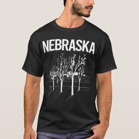 T-shirt Arbres de rue Nebraska (Devant)