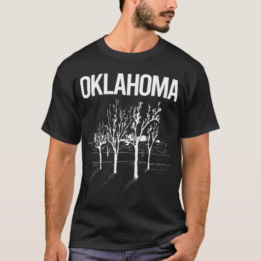 T-shirt Arbres de rue Oklahoma (Devant)