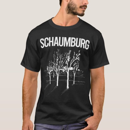 T-shirt Arbres de rue Schaumburg (Devant)