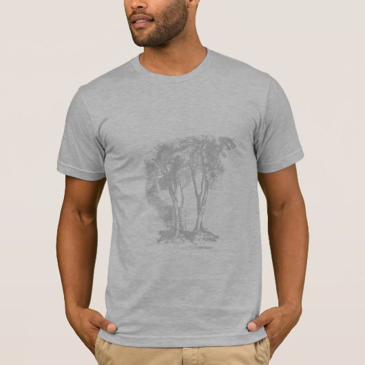T-shirt Arbres subtils (Devant)
