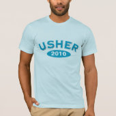 T-shirt Arc bleu Usher 2010 (Devant)