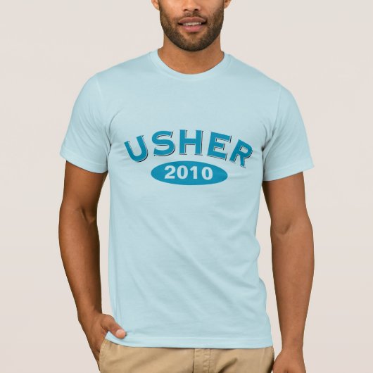 T-shirt Arc bleu Usher 2010 (Devant)