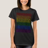 T-shirt Arc-ciel binaire (Devant)
