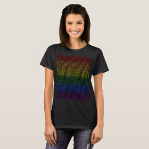 T-shirt Arc-ciel binaire