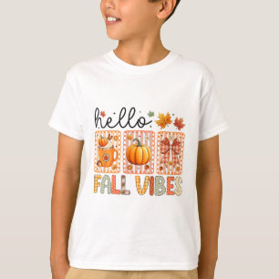 T-shirt Arc Coquet Citrouille Saison Action de grâce Bonjo