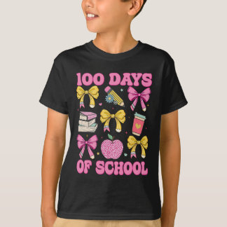 T-shirt Arc Coquette 100 Jours D'école 100e Jour D'école