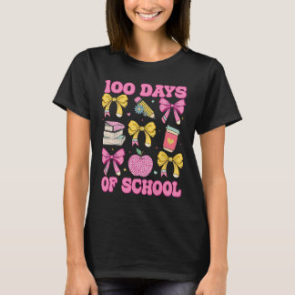 T-shirt Arc Coquette 100 Jours D'école 100e Jour D'école
