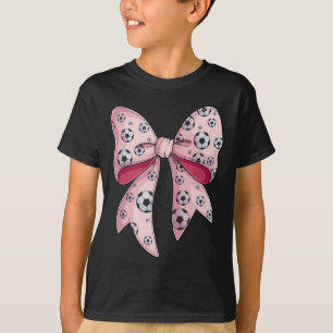 T-shirt Arc Coquette Football Bébé Filles Jeunes Femmes