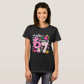 T-shirt Arc Coquette Prépa J'avais 6 ans Maintenant j'ai 7 (Devant entier)