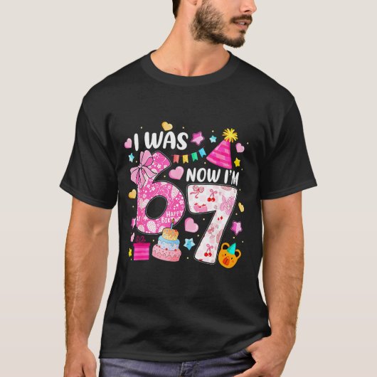 T-shirt Arc Coquette Prépa J'avais 6 ans Maintenant j'ai 7 (Devant)
