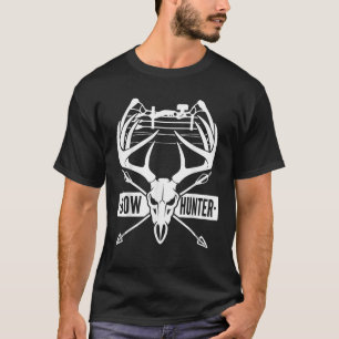 T-shirt Arc de chasse à flèche Buck Vintage crâne de cerf