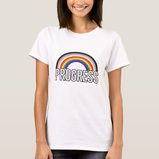 T-shirt Arc de fierté Progress (Devant)