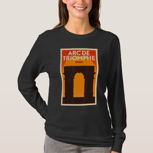 T-shirt Arc De Triomphe Paris Tourisme (Devant)