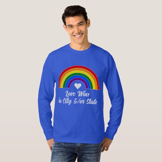 T-shirt Arc en arc-en-ciel (Devant entier)