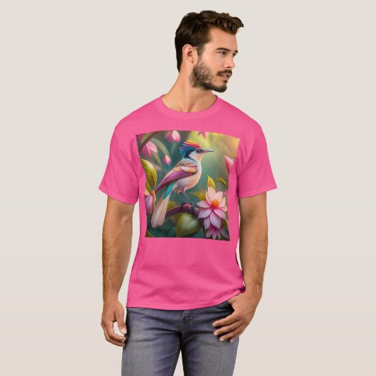 T-shirt Arc en arc-en-ciel Jay Imaginaire Bird (Devant entier)