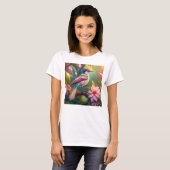 T-shirt Arc en arc-en-ciel Jay Imaginaire Bird (Devant entier)