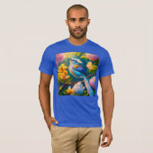 T-shirt Arc en arc-en-ciel Jay Imaginaire Bird (Devant entier)