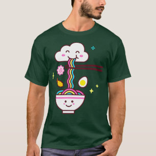 T-shirt Arc en arc-en-ciel Kawaii Ramen