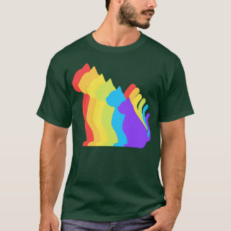 T-shirt Arc-en-ciel
