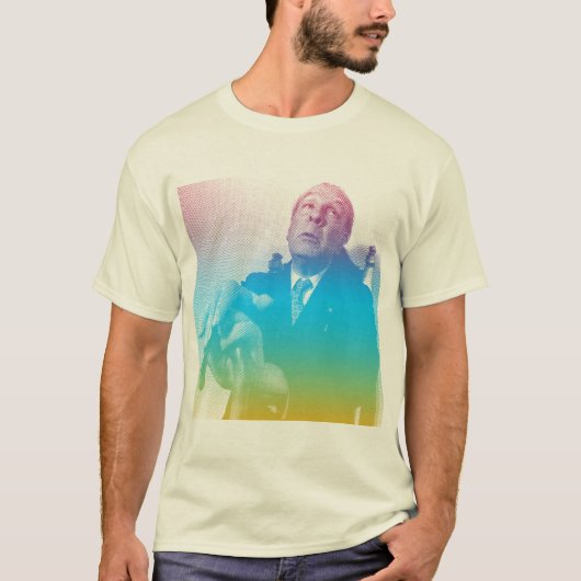 T-shirt Arc-en-ciel 1 de Jorge Luis Borges (Devant)