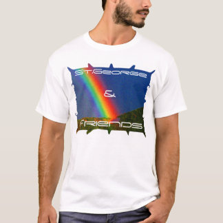T-shirt arc-en-ciel 1, St George, et, amis