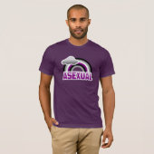 T-SHIRT ARC-EN-CIEL ASEXUEL (Devant entier)