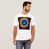 T-shirt Arc-en-ciel autour de la terre (Devant entier)
