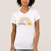 T-shirt Arc En Ciel Avec Mama Mama Mini Matching Mama (Devant)