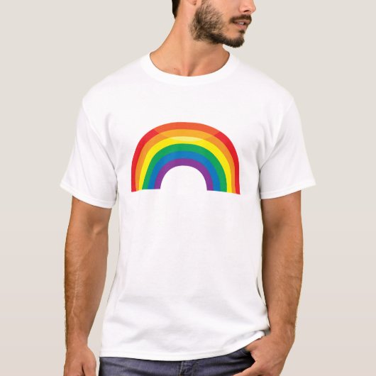 T-shirt Arc-en-ciel classique (Devant)